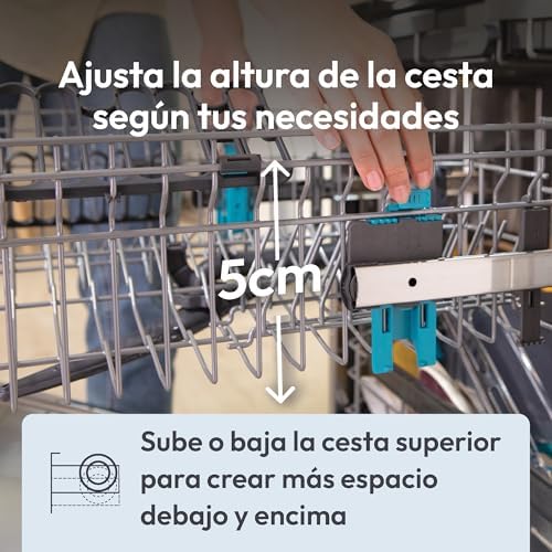 Candy Rápido CF 5C7F1X, Máquina de lavar louça 60 cm, 15 Serviços, Digital, WIFI, 8 Programas, Motor Inversor, Arranque Atrasado 1-23H, Indicador de Sal e Auxílio ao Enxaguamento, Terceira Bandeja, 47DB, Inox