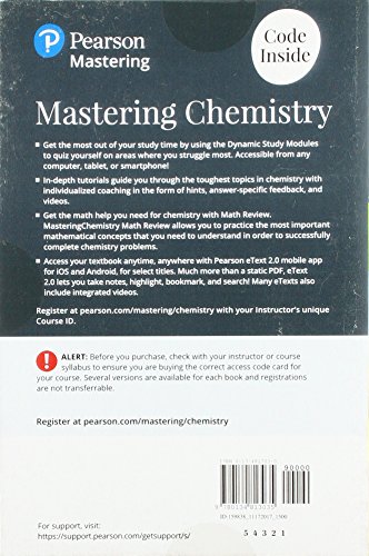Mastering Chemistry with Pearson eText -- Standalone Access Card -- for General, Organic, and Biolog - //medicalbooks.filipinodoctors.org