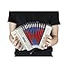 Mugig Button Accordion, 10 Keys Control Accordion include 3 Air Valve, Easy to Play, Lightweight and Environmentally-friendly, Kid Instrument for Early Childhood Development (White)