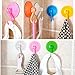 TTKB.HH 4 Piece Multicolor 180 Degree Rotation Adhesive Suction Silicone Cup Hooks, Secure Hold Accessory for Windows, Shower, Bathroom & Kitchen