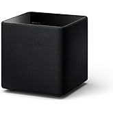 KEF Kube 8 MIE Subwoofer - 8 inch Sealed Powered Home Theater Subwoofer with Force-Cancelling Drivers &amp; DSP App Control