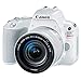Canon EOS Rebel SL2 DSLR with EF-S 18-55mm f/4-5.6 IS STM Lens - White Bundle with 16 GB SDHC Card, Camera Case, 58mm Filter Kit, Cleaning Kit, Memory Wallet, Software Package