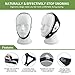 Snoring Solution Stop Snoring Chin Strap, Anti Snoring Chin Strap Snore Reduction Adjustable Snore Relief Chin Strap (Black)