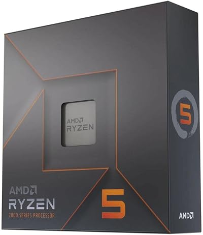 AMD Ryzen 5 7600X Processor with Integrated Radeon Graphics AM5 Socket 6C/12T