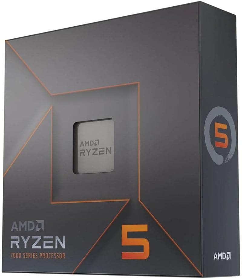 AMD Ryzen 5 7600X Processor with Integrated Radeon Graphics AM5 Socket 6C/12T