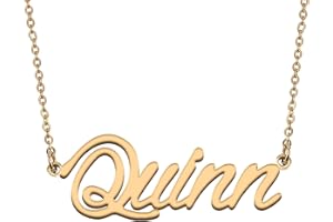 HUAN XUN Personalized Jewelry Custom Initial Pendant Custom Name Necklaces for Women Womens