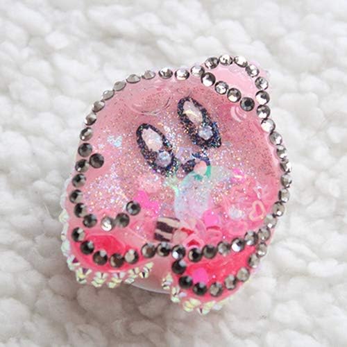 Kawaii Pastel Kirby Glitter Shaker Phone Grip/Phone holder