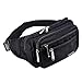 Oxpecker Waist Pack Bag with Rain Cover, Waterproof Fanny Pack for Men&Women, Workout Traveling Casual Running Hiking Cycling, Hip Bum Bag with Adjustable Strap for Outdoors
