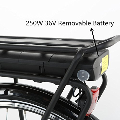 Onway 6 Speed 700C Man City Electric Bicycle, 6061 Aluminium Alloy Frame, with Removable Lithium Battery