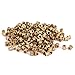 Nrpfell M3 x 3mm Female Thread Brass Knurled Threaded Insert Embedment Nuts 100PCS