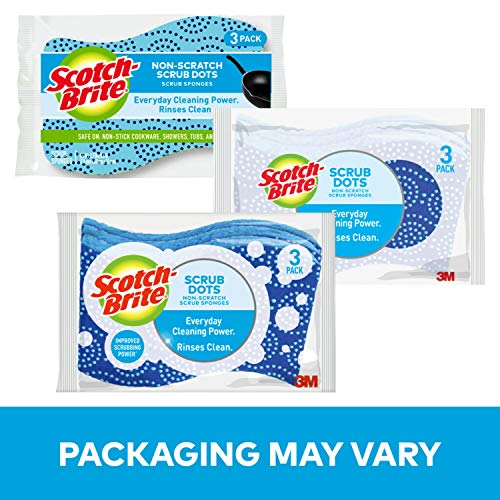 2 Scotch+Brite+Scrub+Non+Scratch+Sponge+Sponges