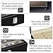 Moldiy Sunglasses Display Box, Black Sunglass Organizer Storage, Eyeglass Display Case with 8 Slots