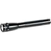 Mini Maglite Pro LED 2-Cell AA Flashlight, High Lumen, Water-Resistant, Adjustable Focus – Black