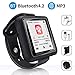 Mymahdi Sport Music Clip, 32GB Bluetooth MP3 Player with FM Radio/Voice Record Function,Touch Screen Player,Max Support up to 128GB, Black