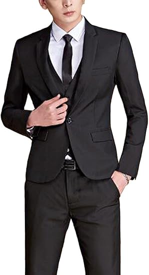 Amazon Co Jp 1つボタン フォーマルスーツ ビジネススーツ カラースーツ 結婚式 入社式 卒業式 就職 礼服 舞台 ステージ ホスト 演出衣装 ステージスーツ 2点セット Ch093 S ブラック 服 ファッション小物