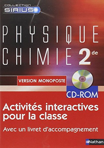 Physique-chimie 2de