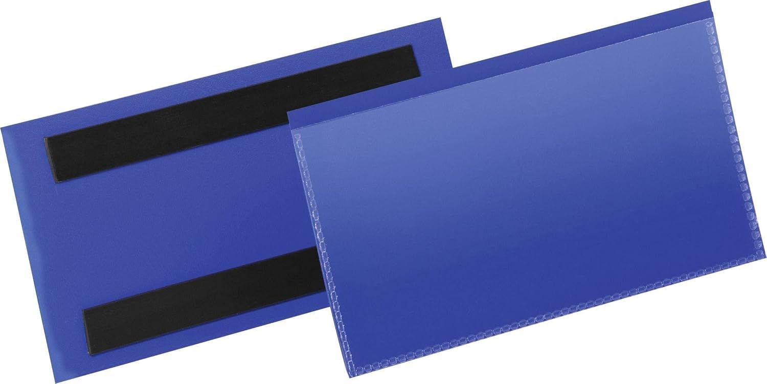 Magnetic Document Pouch 15 0x 67 mm, Pack of 50 Pieces, Dark Blue