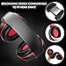 Nivava Gaming Headset for PS4, Xbox One, PC Headphones with Microphone LED Light Mic for Nintendo Switch Playstation Computer, K7 (Black&Red)thumb 4