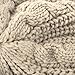 JOVANA New Arrival Top Fashion Winter Warm Women Lady Yong Girls Baggy Beret Chunky Knit Knitted Braided Beanie Hat Ski Cap Crochet Knitted Hat Knitted Crochet Oversized Slouch Hat for Women (Beige)