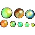 10mm Round cabochon Beads, Changing Color by Temperature Mood Charm Loose Beads Temperature Sensing Color Changing cabochon for Jewelry Making Ornaments(10 PCS)