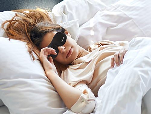 3D Sleep Mask made of Nature Material. Best Sleeping Mask Eye Cover for Sleep, Travel, Nap, Meditation sleep helper for Men, Women, with Earplug