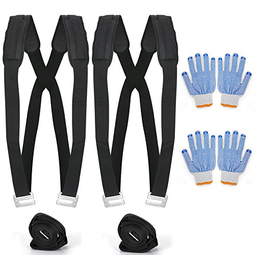 Moving Straps, MYFREE Moving and Lifting Straps Easily Move, Lift