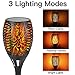 Solar Torch Lights Upgraded, Waterproof Flickering Flame Torch Light Dancing Flames Landscape Decoration Lighting Dusk to Dawn Auto On/Off Security Path Light for Garden Patio Deck Yard