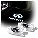 KingCK Infiniti 1 Min Easy Installation HD Car Door Logo Projector Pack of 2