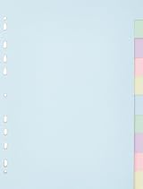 Exacompta 1610E Forever Collection 10-Part A4 Dividers 170gsm Recycled view 2