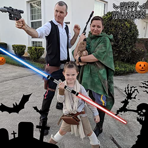 TOY Life Light Up Saber 4 Pack Telescopic Extendable and Collapsable