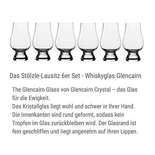 The Glencairn Glas Whiskey Gläser 6er Set/Whisky Glas mit 190 ml Fassungsvermögen/elde Whisky Gläser aus hochwertigem… – Bild 4