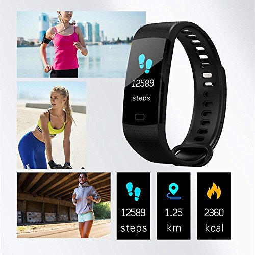 INorton Fitness Tracker, Bluetooth Smart Activity Tracker with Calorie Counter and Step Counter Watch Pedometer, Slim Lightweight Fitness Watch for Kids Women Men - Thumbnail 7