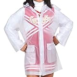 Clear Rain Jacket With Hood - Womens Sizes
