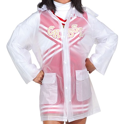 Clear Rain Jacket With Hood Large