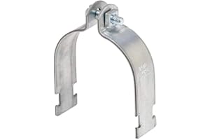 B-Line Systems B2017PA-ZN 4 In Zinc Electroplated Conduit to Strut Clamp 4 In,
