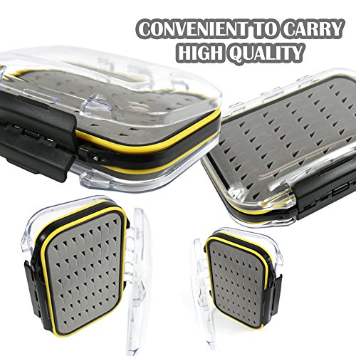 Elixir Outdoor Waterproof Double Side Fly Ice Fishing Tackle Bait Hook Lure Storage Box Case