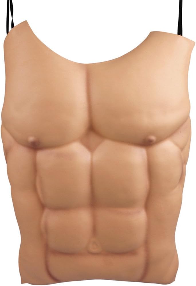 Halloween Funny Decoration Fake Muscle Men Belly Chest Skin Eva Foam Fake Chest Fake Belly For Masquerade Party Dress Decoration