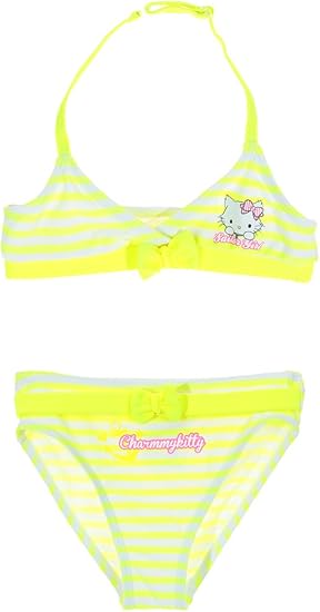 Charmmy Kitty Maillot De Bain Fluo 2 Pièces Enfant Fille