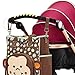 SoHo Franky Monkey Diaper Tote Bag 9pc Travel Set