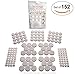 Felt’s Company (152 Piece) Felt Furniture Pads, Heavy Duty, Eco-Friendly, Hardwood Floor Protectors, Large Value Pack - Oatmeal