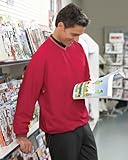 Ashworth Men's V-Neck Wind Jacket Windshirt 5267