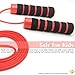 [Kids Jump Rope] CELEMOON Ultra-Safe Lightweight Kids Jump Rope, 9 ft Adjustable Cable, Anti-Slip Foam Grip Handles, BONUS Portable Carry/Storage Bag (Red)