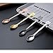 ZBGOROW Cute Cat Spoons for Stirring Coffee and Tea, 4.6 Inches Mini Spoons, 18/8 Stainless Steel Spoon Set, in 4 Assorted Colors