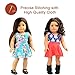 Bili 18 Inch Doll Clothes, 7 Outfit Doll Accessories Compatible with 18 Inch American Girl Doll, My Life Doll, Our Generation Doll in Xmas
