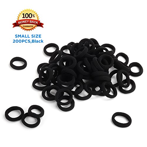 Best Sufermee 200 Pcs Toddler Baby Girls Hair Ties Black Hair