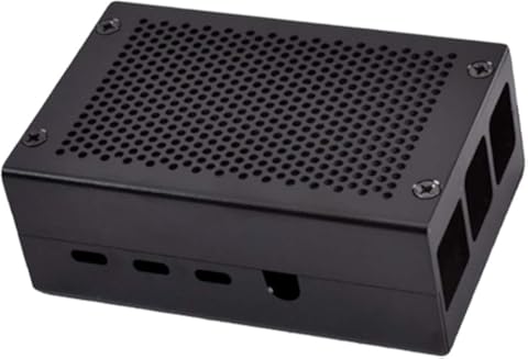 Milageto Para Raspberry Pi 4 Shell Caja De Disipador De Calor De Gabinete De Aleación De Aluminio Resistente