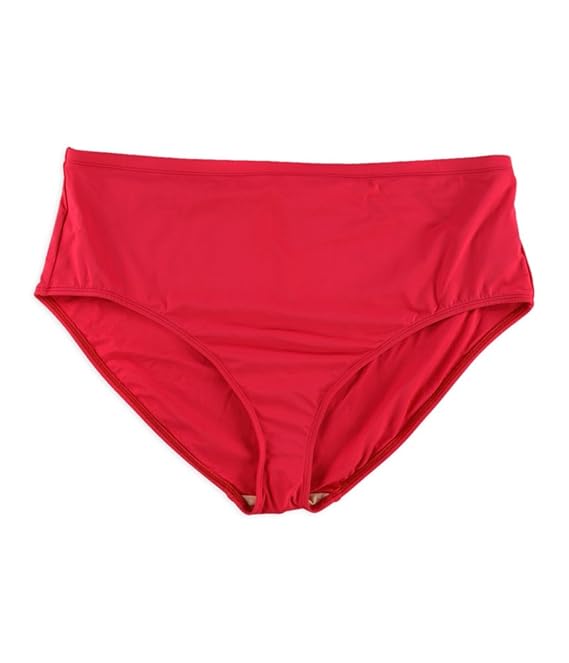 La Blanca Womens Hi-Rise w/Tummy Control Bikini Swim Bottom Pink 20W - Plus Size at Amazon Women 