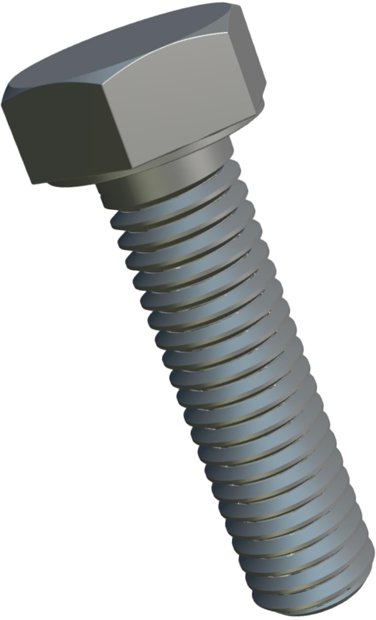 M8x50 Hex Head Bolts Metric Hexagon Bolts, Cap Screws Suitable for Metal Construction Work, Automotive Machinery, DIY Zinc Plated Steel Class 8.8 DIN933 8mm x 50mm Full Threaded (Pack of 10)