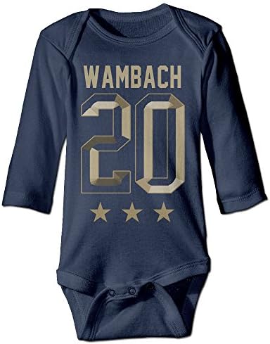 Kids USWNT USA Abby Wambach Hero Replica Long-sleeve Romper Jumpsuit Navy