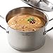 HOMI CHEF Matte Polished NICKEL FREE Stainless Steel 3.5 QT Stock Pot with Lid (No Toxic Non Stick Coating, 8.5 Inch Straight Sided) - Cookware Set - Cookware Pots And Pans Sets Cookware Sets
